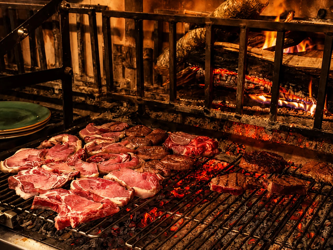 Arrosticini di pecora alla brace